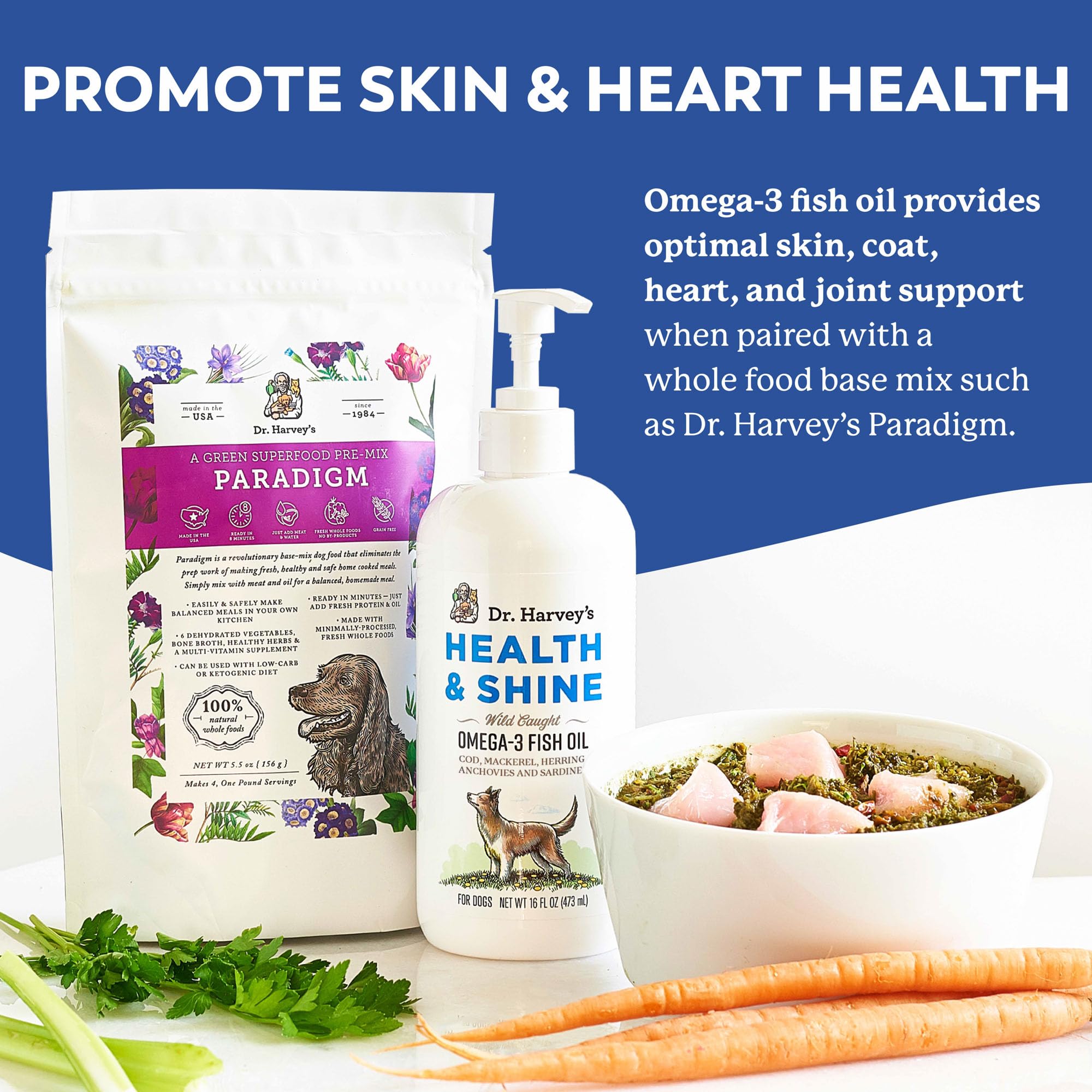 Amazon.com : Dr. Harvey's Health & Shine Omega 3 Fish Oil for Dogs